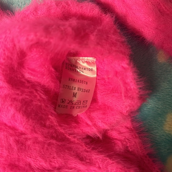 Hot Pink Long Sleeve Body Suit - Picture 4 of 5